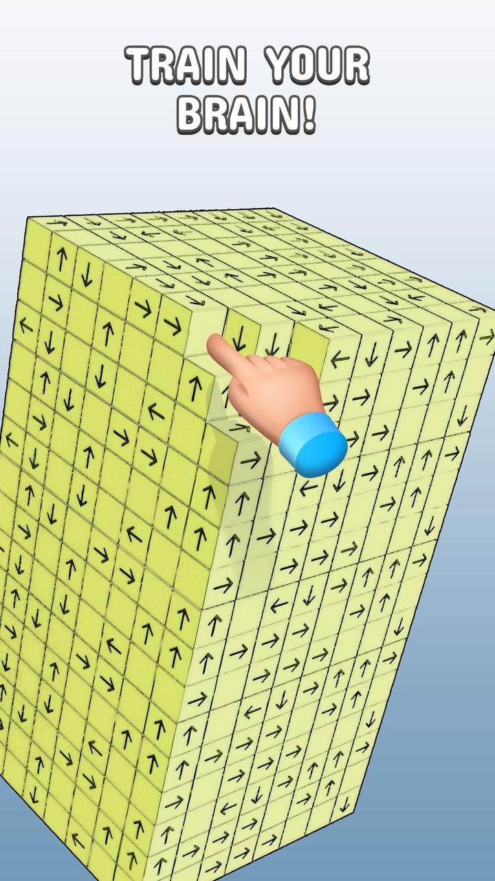 Tap to Unblock 3d Cube Away Capture d'écran 2