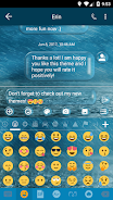 SMS Messages Bubble Rain Theme 螢幕截圖 3