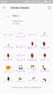 Urdu Sticker RAHI HIJAZI Ekran Görüntüsü 1