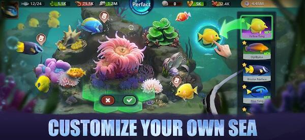 Top Fish: Ocean Game Captura de pantalla 1