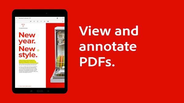 Adobe Acrobat Reader für PDF 螢幕截圖 1