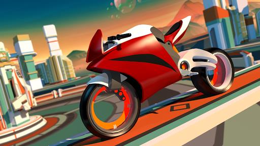 Gravity Rider: Space Bike Race ဖန်သားပြင်ဓာတ်ပုံ 1