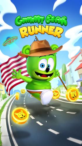 Gummy Bear Run-Endless runner Ảnh chụp màn hình 0