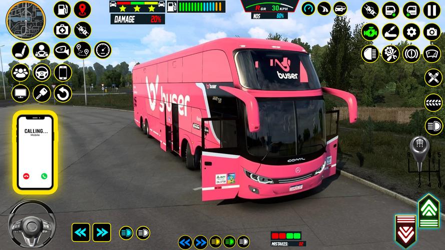 Bus Games 2023 Coach Bus Game 螢幕截圖 1