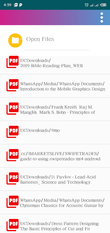 PDF Voice Reader- Audio ภาพหน้าจอ 2