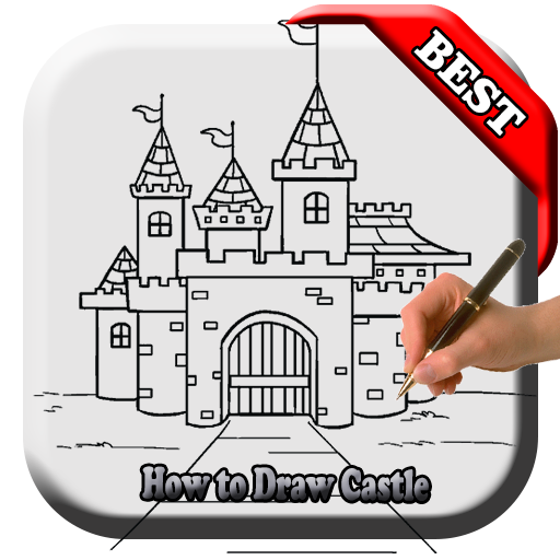 How to Draw Castle - Easy Drawing স্ক্রিনশট 0