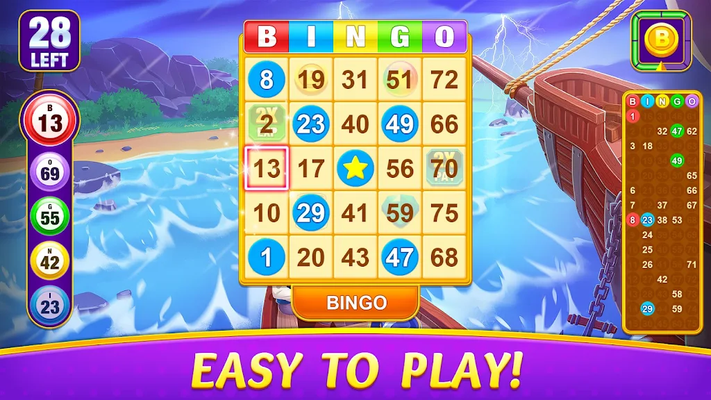 Bingo Alpha - Offline Games Tangkapan skrin 1