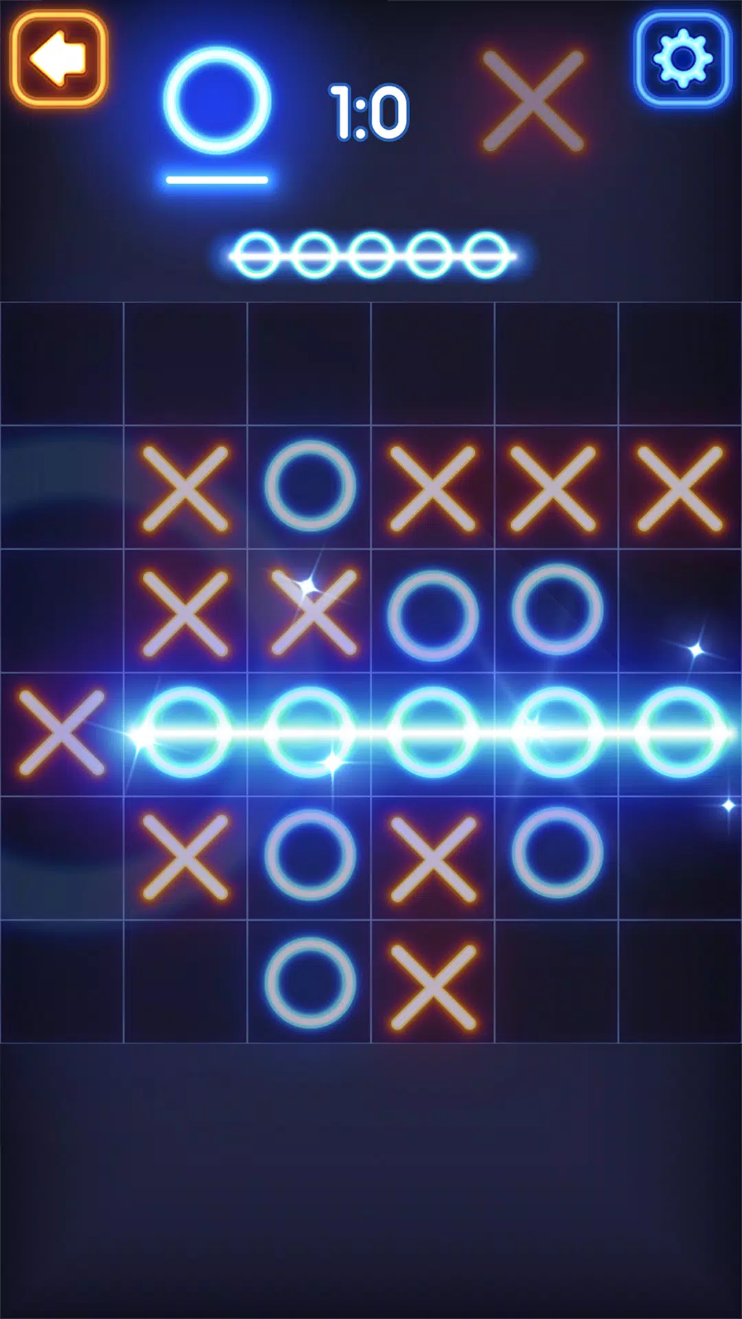 Tic Tac Toe Glow: 2 Players Screenshot 3