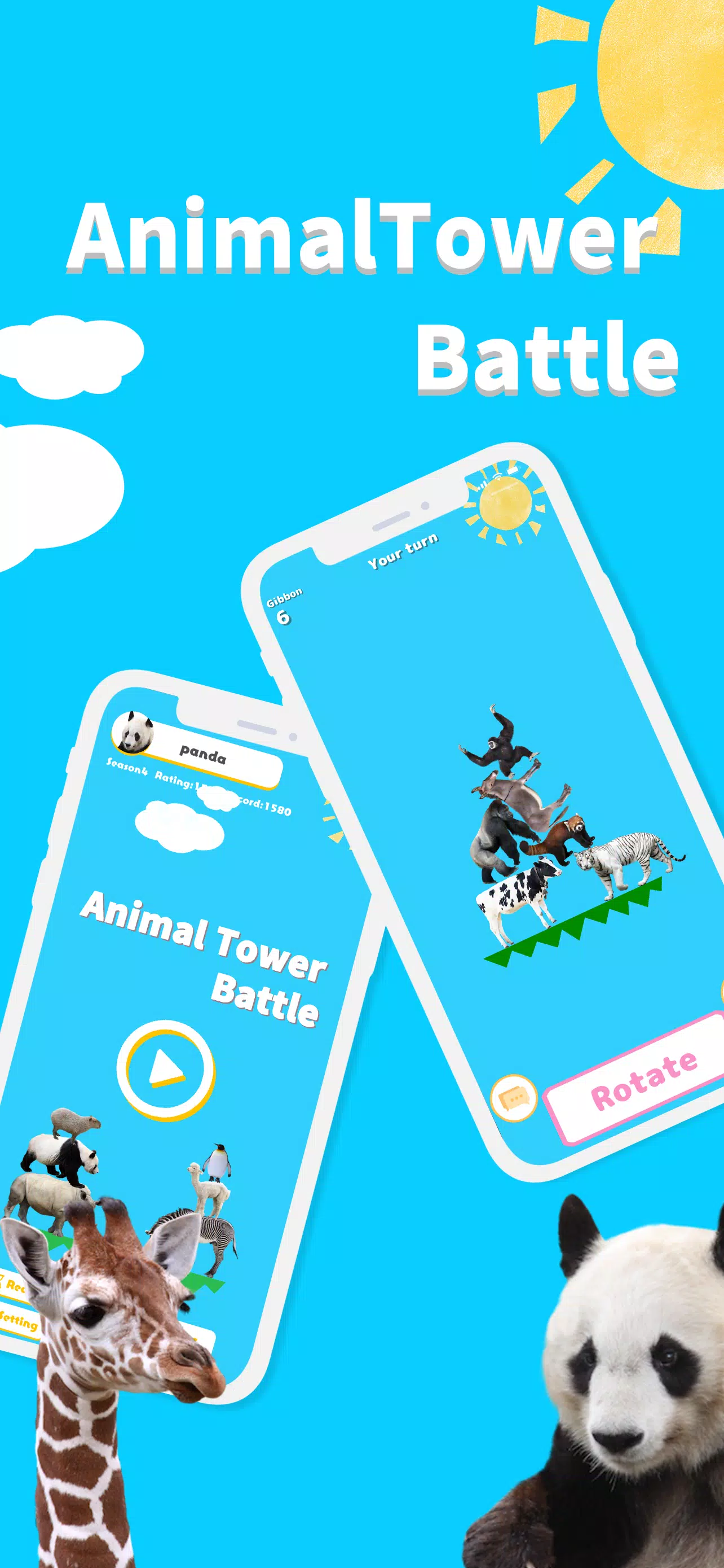 Animal Tower Battle Screenshot 0