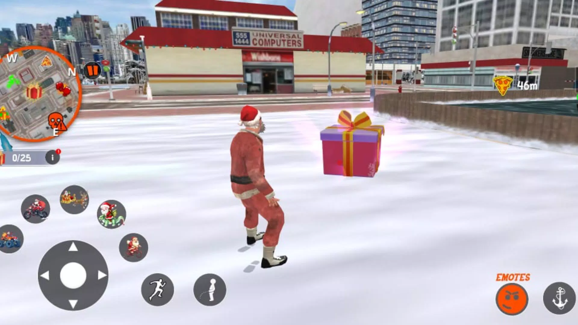 Gangster Santa Openworld Game स्क्रीनशॉट 2