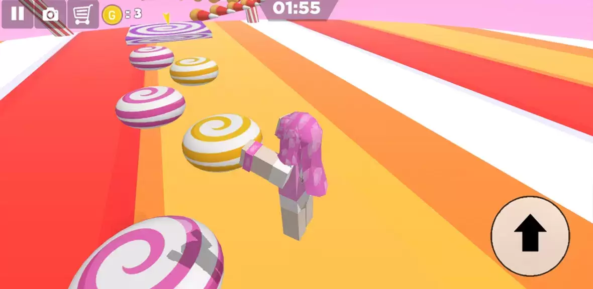 Candy Parkour Sweet girl Captura de pantalla 2