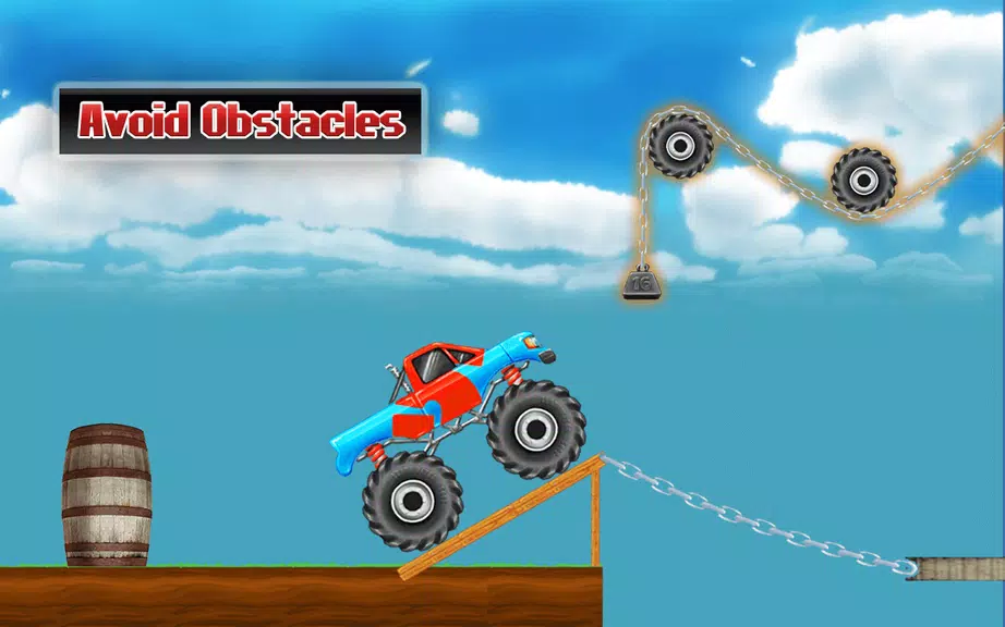 Schermata Rope Bridge Racer Car Game 0