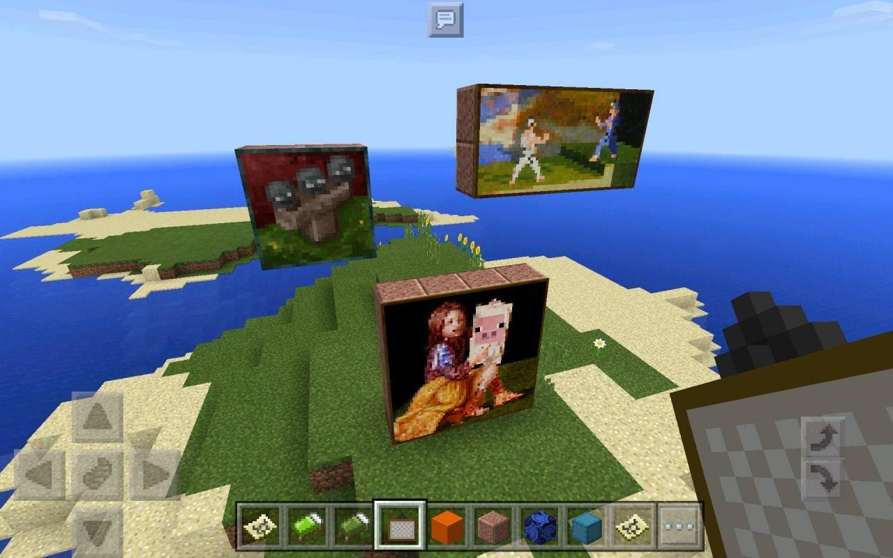 paintings in miinecraft