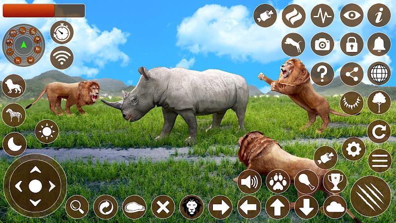 Lion Games 3D Animal Simulator 螢幕截圖 0