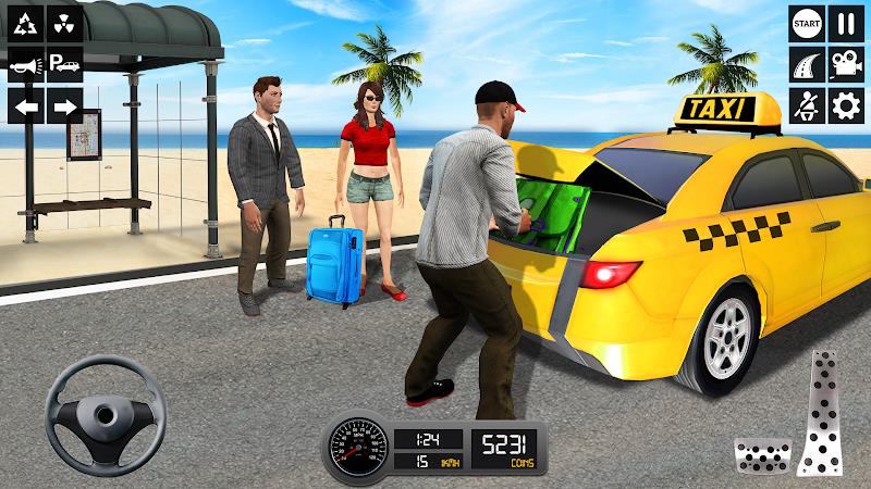 Taxi Simulator 3d Taxi Sim Schermafbeelding 0