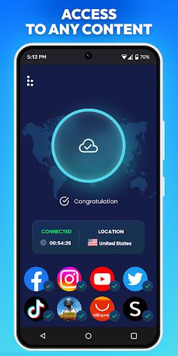 VPN App Private Proxy Download Schermafbeelding 0