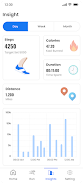 Pedometer & Step Counter App ဖန်သားပြင်ဓာတ်ပုံ 2