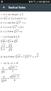 Math Formulas Algebra Captura de tela 2