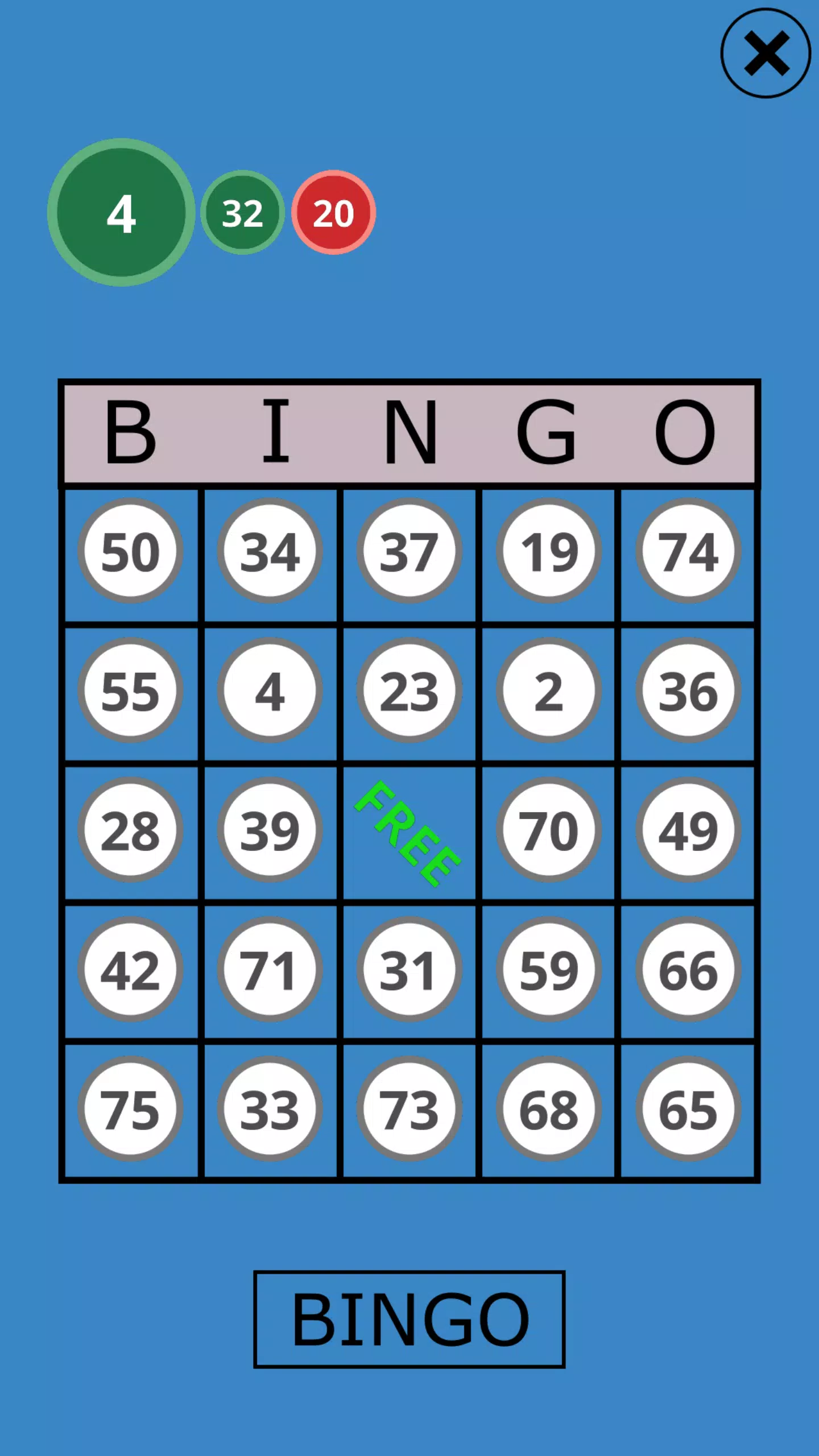 Classic Bingo Touch Captura de pantalla 0