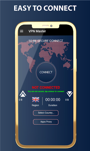 VPN Proxy Master Safe & secure ဖန်သားပြင်ဓာတ်ပုံ 1