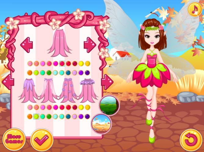 Fairy Dress Up - Girls Games 螢幕截圖 3