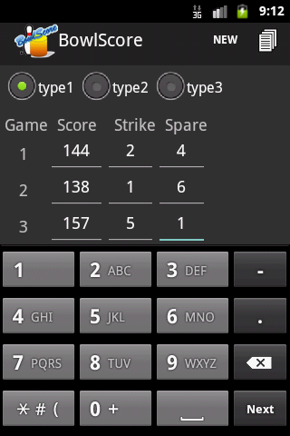 BowlScore 10 ภาพหน้าจอ 0