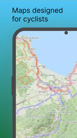 Schermata World Bike Map: GPS Navigation 1