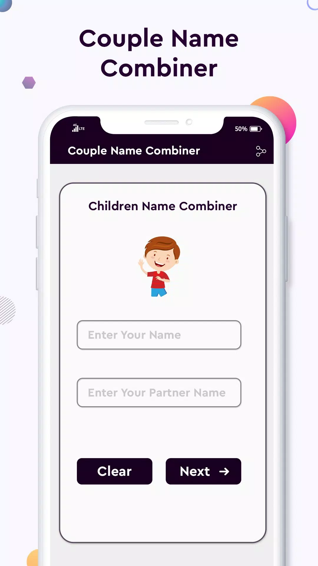 Baby name Couple Name Combiner स्क्रीनशॉट 2