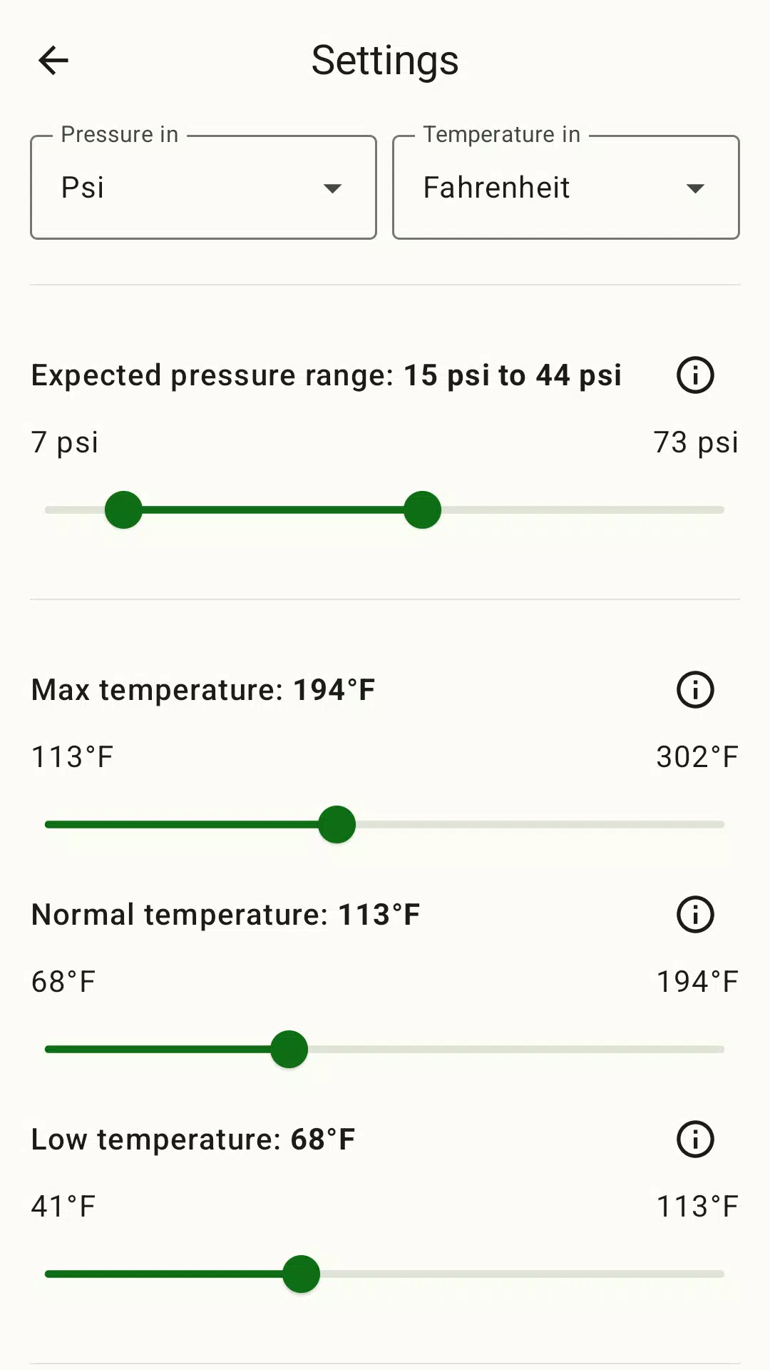 TPMS Advanced Captura de pantalla 1