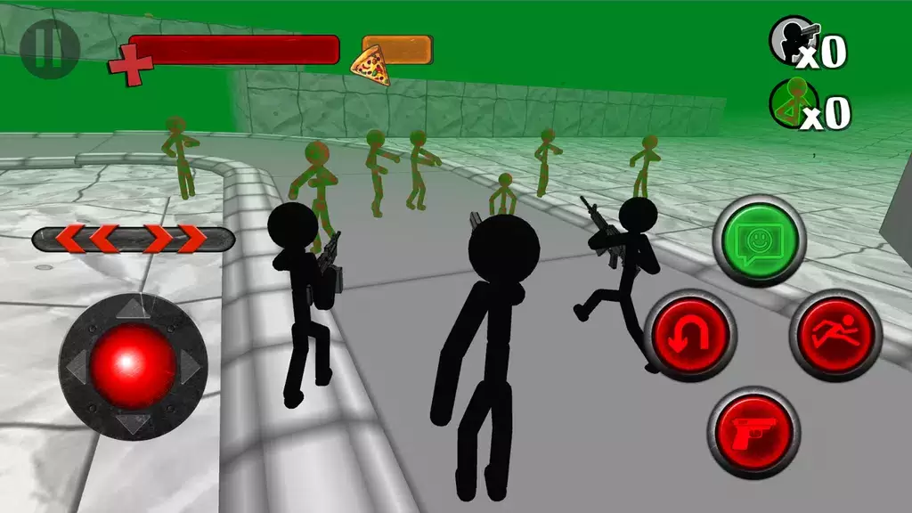 Stickman Zombie 3D ဖန်သားပြင်ဓာတ်ပုံ 2