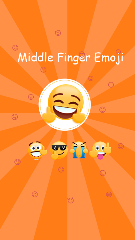 Middle Finger Emoji Sticker স্ক্রিনশট 2