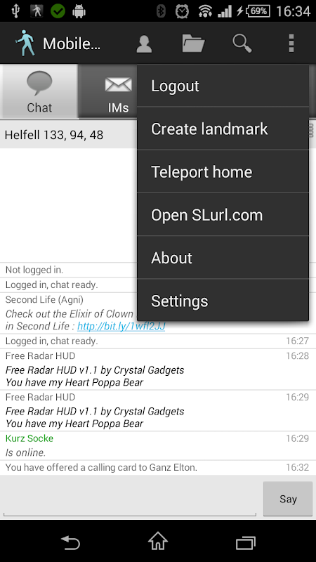 Mobile Grid Client Captura de tela 0