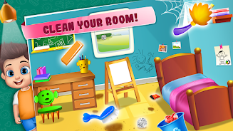 Little girl cleanup game Zrzut ekranu 1