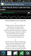 Worship and Praise Lyrics Captura de pantalla 3