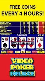 Video Poker Deluxe Captura de tela 2