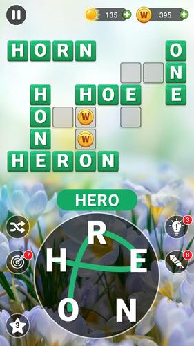 Word Cross Flower Garden Tangkapan skrin 1