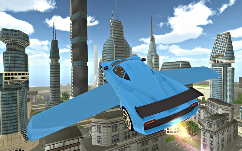 Flying Car Simulator Xtreme 3D Zrzut ekranu 2