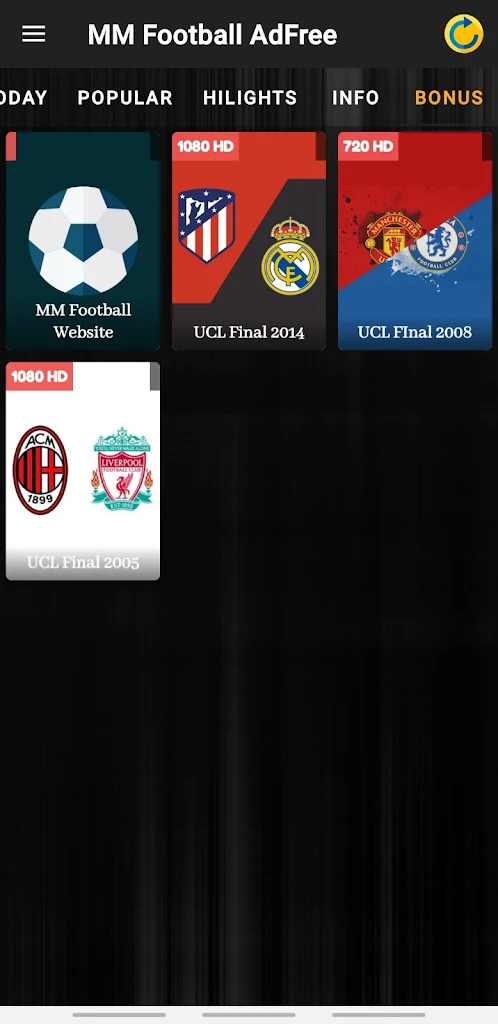 MM Football Blue Schermafbeelding 1