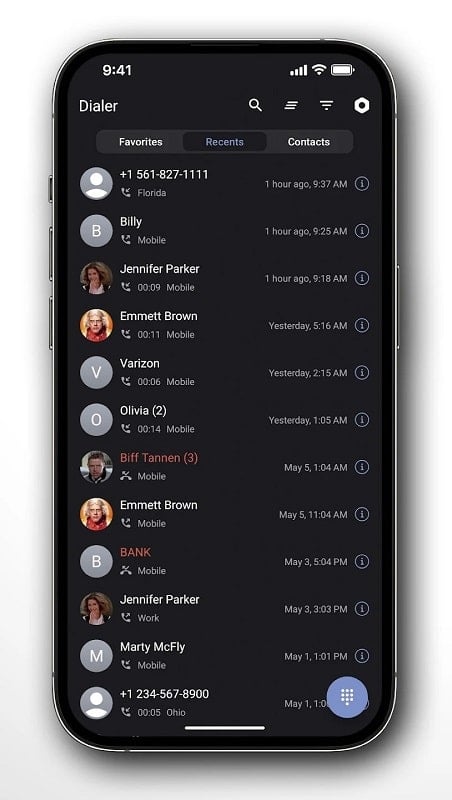 Right Dialer Schermafbeelding 2