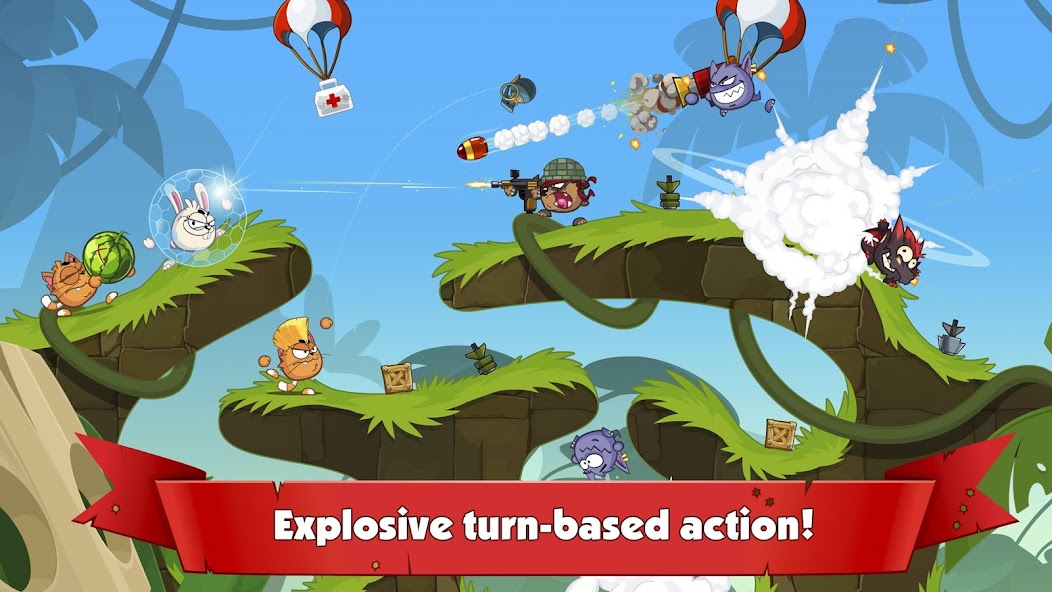 Wormix: PvP Tactical Shooter Mod Tangkapan skrin 0