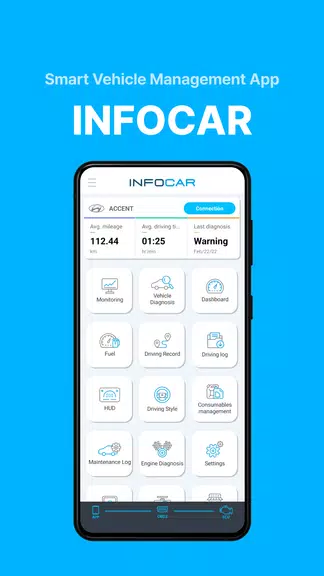 Infocar - OBD2 ELM Diagnostic Capture d'écran 0
