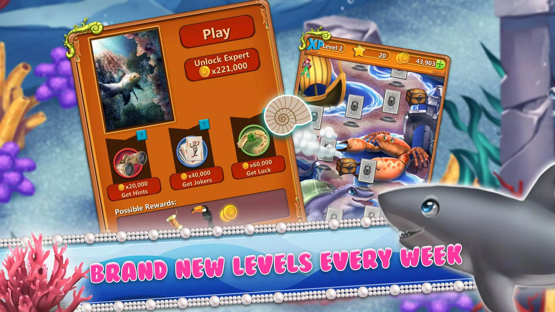 Solitaire Titan Adventure – Lo 스크린샷 1
