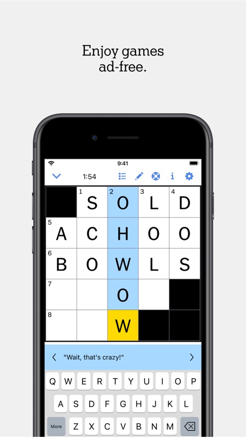 NYT Games: Word Games & Sudoku 螢幕截圖 3