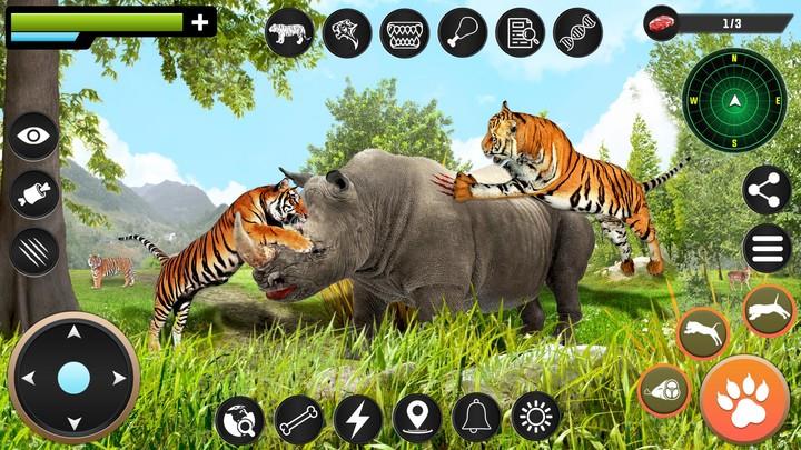 Tiger Simulator Animal Game 3D Capture d'écran 2