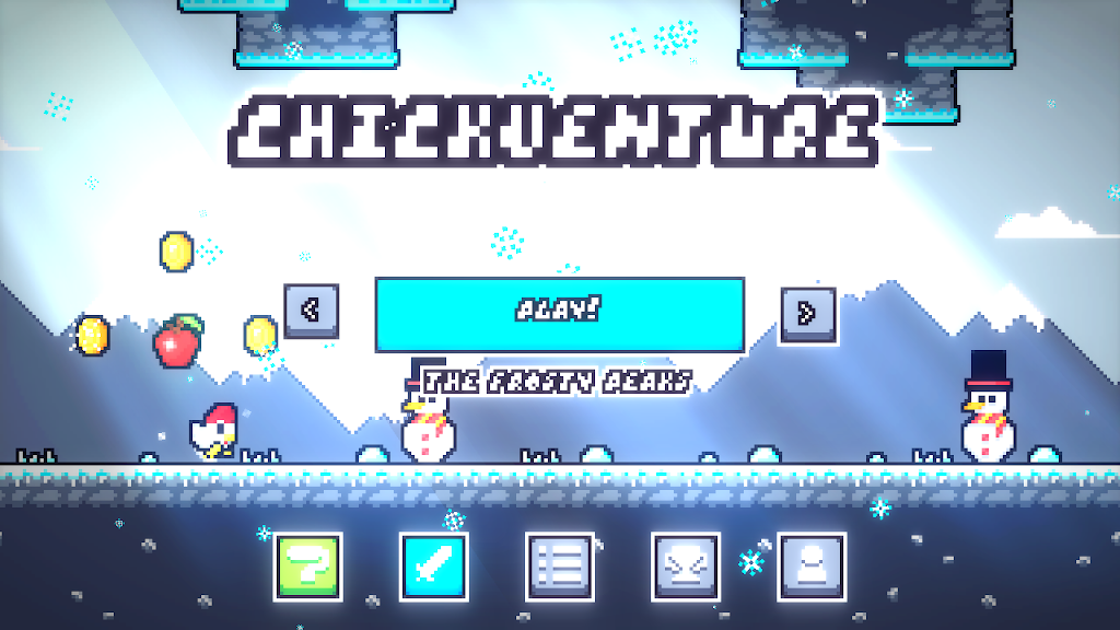 Chickventure: A Runner Game Ảnh chụp màn hình 1