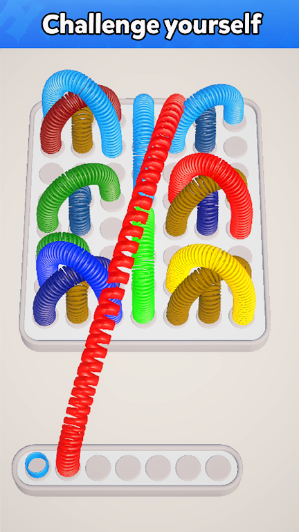 Slinky Jam 3D - Sort puzzle ဖန်သားပြင်ဓာတ်ပုံ 1