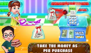 Chocolate Shop Cooking Game ဖန်သားပြင်ဓာတ်ပုံ 0