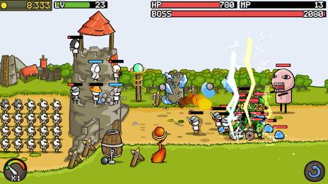 Grow Castle - Tower Defense Tangkapan skrin 1