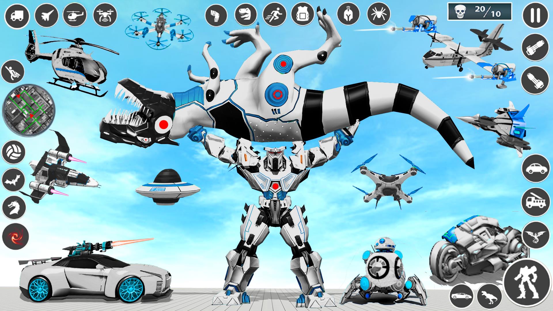 Multi Robot Car Transform Game Ảnh chụp màn hình 2