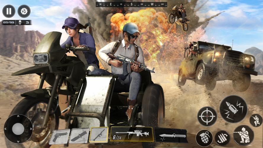 Battle Shooting FPS Gun Games ဖန်သားပြင်ဓာတ်ပုံ 0